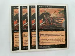 MTG 4X PORTAL THREE KINGDOMS RETURN TO BATTLE NM/M P3K BLACK COMMON ENGLISH - Image 4
