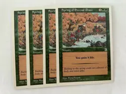 MTG 4X PORTAL THREE KINGDOMS SPRING OF ETERNAL PEACE NM/M P3K COMMON ENGLISH - Image 3