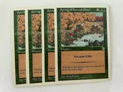 MTG 4X PORTAL THREE KINGDOMS SPRING OF ETERNAL PEACE NM/M P3K COMMON ENGLISH - Image 5