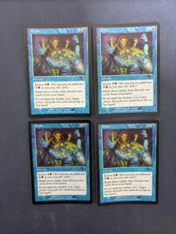 MTG 4X FOIL INVASION PROBE NM MAGIC THE GATHERING COMMON BLUE SORCERY ENGLISH - Image 3
