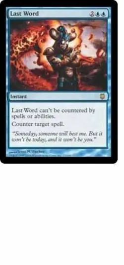 MTG 4X DARKSTEEL LAST WORD MINT MAGIC THE GATHERING RARE ENGLISH BLUE INSTANT - Image 4