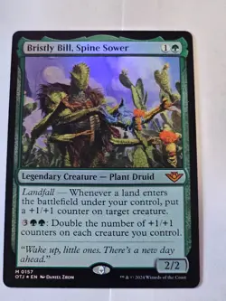 MTG- FOIL Bristly Bill, Spine Sower - Outlaws of Thunder Junction - Image 1