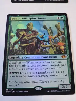 MTG- FOIL Bristly Bill, Spine Sower - Outlaws of Thunder Junction - Image 2