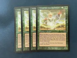 MTG 4X GERMAN URZA'S DESTINY YAVIMAYA ELDER NM MAGIC THE GATHERING GREEN CREATUR - Image 5