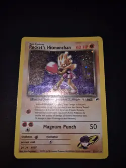 Pokemon - Rocket's Hitmonchan 11/132 (GH 11) Gym Heroes - Eng Vintage - Image 1