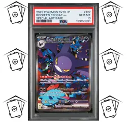 ✨Team Rocket's Crobat 127/098 PSA 10 POKEMON JAPANESE SV10-GLORY OF TEAM ROCKET - Image 1