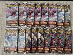 Pokemon TCG: Sword and Shield Lost Origins x17 Booster Pack Sealed Lot - Image 1
