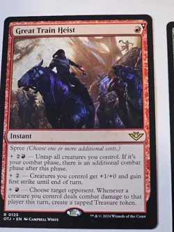 MTG- Great Train Heist - Outlaws of Thunder Junction - Image 1