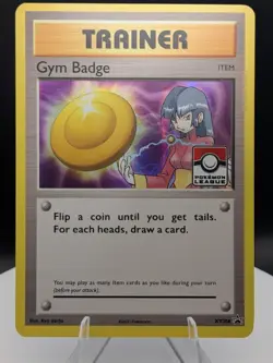 Pokemon TCG: XY Black Star Promo XY208: Gym Badge Sabrina Marsh Badge Holo (NM) - Image 1