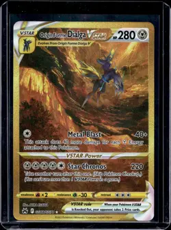 Pokemon SWSH: Crown Zenith: Galarian Gallery Origin Forme Dialga VSTAR GG68/GG70 - Image 1
