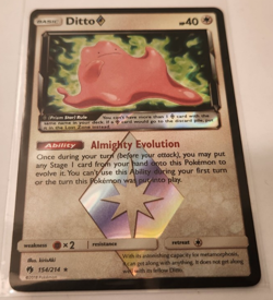Ditto Prism Star 154/214 Pokemon SM-Lost Thunder Holo Near Mint - Image 1