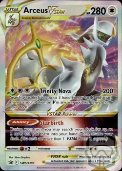 Arceus VSTAR SWSH307 Holo P Sword & Shield Promo Pokemon Holo NM/M - Image 3