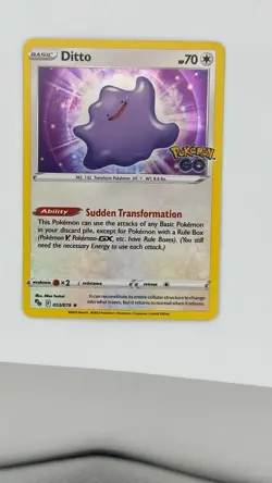 2022 Pokemon Pokemon GO Ditto 053/078 - Image 1