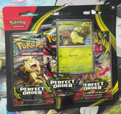 Pokemon Perfect Order 3 Pack Sealed Booster Blister - Image 1