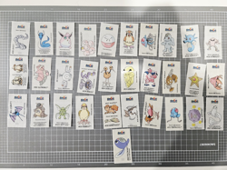 Pokemon Sticker Seal Japanese Amada Lot 800+ & 31 Dunkin Tattoos (Read Desc) - Image 3