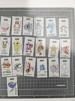 Pokemon Sticker Seal Japanese Amada Lot 800+ & 31 Dunkin Tattoos (Read Desc) - Image 5