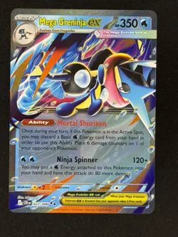 💧🔥 *NEW* Pokemon | Mega Greninja ex — 22/86 | Chaos Rising | Double Rare 🔥💧 - Image 1