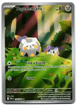 Togedemaru 104/094 - 🌊 Phantasmal Flames Illustration Rare Pokemon TCG 🖤 - NM - Image 1