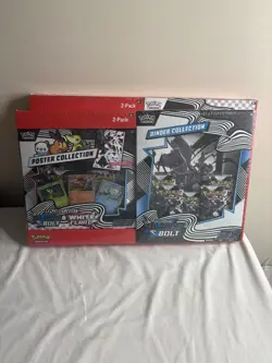 Pokemon Black Bolt and White Flare Binder + Poster Collection Sam's Club - Image 2