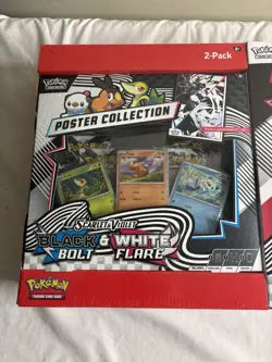 Pokemon Black Bolt and White Flare Binder + Poster Collection Sam's Club - Image 3