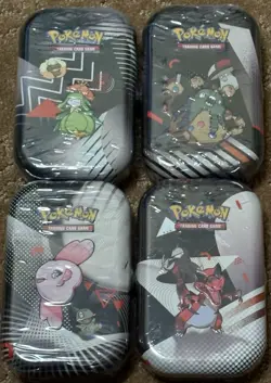 Pokemon - Unova Mini Tins - Lot Of 4 - Black Bolt & White Flare FREE SHIPPING - Image 1