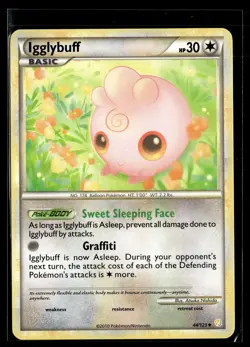 Igglybuff 44/123 HeartGold & SoulSilver Uncommon Pokemon - Image 1
