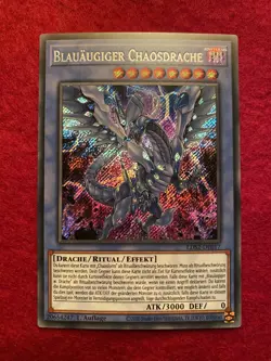 Yu-Gi-Oh! BLAUAUGIGER CHAOSD., LDS2-DE017, SECRET RARE, NM 1st, Kombi-Versand! - Image 1