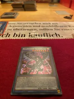 Yu-Gi-Oh! BLAUAUGIGER CHAOSD., LDS2-DE017, SECRET RARE, NM 1st, Kombi-Versand! - Image 2