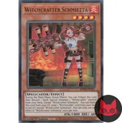 Yugioh Witchcrafter Schmietta MP20-EN221 Ultra Rare 1st Edition NM - Image 1