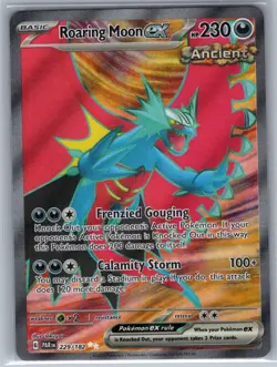 Roaring Moon ex - 229/182 SV04: Paradox Rift - Pokemon Card - NM - Image 1