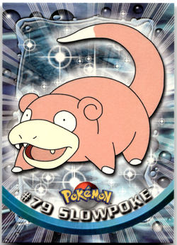Slowpoke #79 TOPPS Pokemon Card NM - Image 1