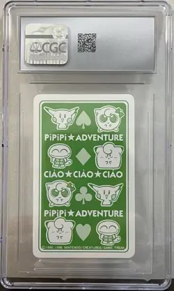 Squirtle Pokemon Playing Cards (1998) Pipipi Adventure Ace Of Clubs - Image 2