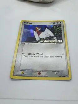 Taillow #68/106 EX Emerald Reverse Holo Pokemon Card 2005 Stamped - Image 3