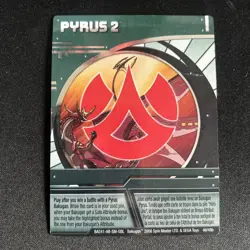 Bakugan Pyrus 2 - Chrome Green Ability Card - Image 1
