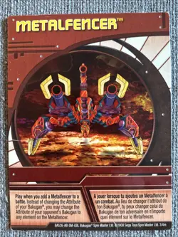 Bakugan:New Vestroia | Metalfencer 🔴Red Ability Card | 25/48e - Image 3