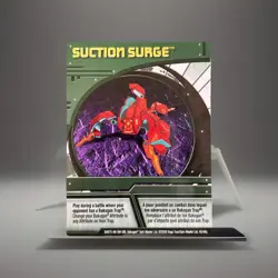 Bakugan New Vestroia Suction Surge 🟢Green Ability Card 45/48q Metalfencer - Image 1