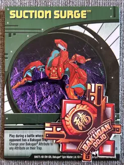 Bakugan New Vestroia Suction Surge 🟢Green Ability Card 45/48q Metalfencer - Image 2
