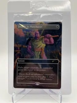 Swords to Plowshares PSA Promo Sealed Marvel Thanos MTG Magic the Gathering - Image 1
