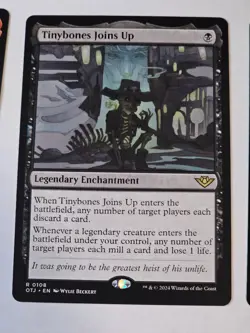 MTG- Tinybones Joins Up - Outlaws of Thunder Junction - Image 1