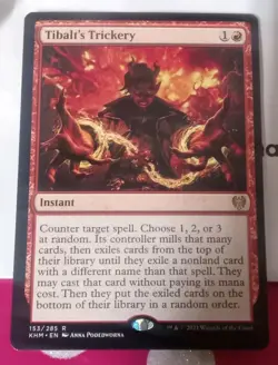MTG - TIBALTS TRICKERY R 153/285 KALDHEIM - Image 1