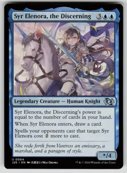Syr Elenora, the Discerning (Anime) U Foundations Jumpstart 64 NM - Image 1