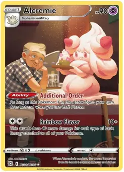 LP Pokemon Alcremie - TG08/TG30 - Character Rare Lightly Played Brilliant Stars - Image 1