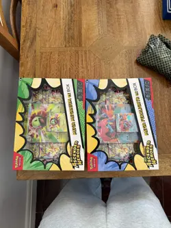 Pokemon TCG: Mega Evolution Ascended Heroes Mega Feraligatr + Meganium ex Box. - Image 1