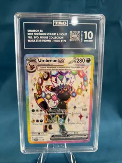 Pokemon Umbreon ex Promo #176 TAG 10 GEM MINT GRADED BLACK STAR PROMO ENGLISH 🔥 - Image 1