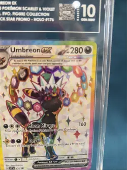 Pokemon Umbreon ex Promo #176 TAG 10 GEM MINT GRADED BLACK STAR PROMO ENGLISH 🔥 - Image 4