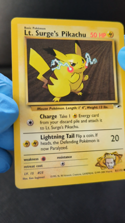 Lt. Surge's Pikachu - 81/132 - Gym Heroes - Common Card - Pokemon Card - Image 2