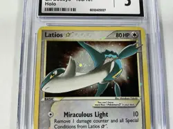 Pokemon Latios Gold Star EX Deoxys Holo Ultra Rare #106 CGC 5 - Image 4