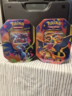 Pokemon Mega Charizard X & Y Tins - Image 1