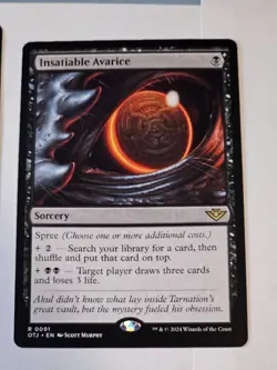MTG- Insatiable Avarice - Outlaws of Thunder Junction - Image 1