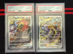 Carta Pokemon PSA10 Charizard VSTAR Mewtwo VSTAR SAR S12a 212/172 221/172 - Image 1